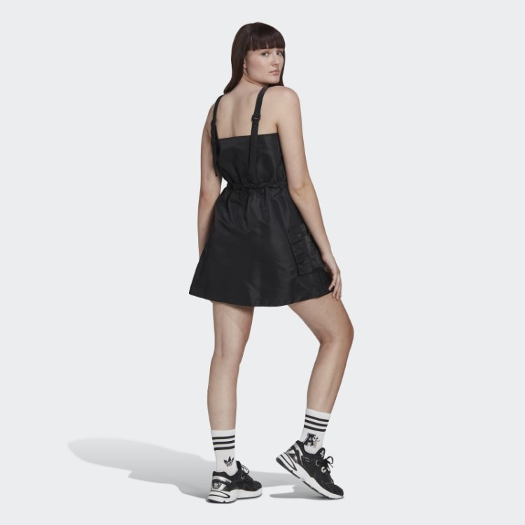 Vestido De Nylon Adidas Preto