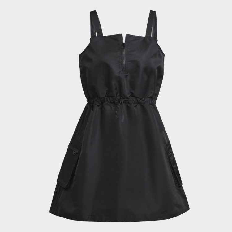 Vestido De Nylon Adidas Preto