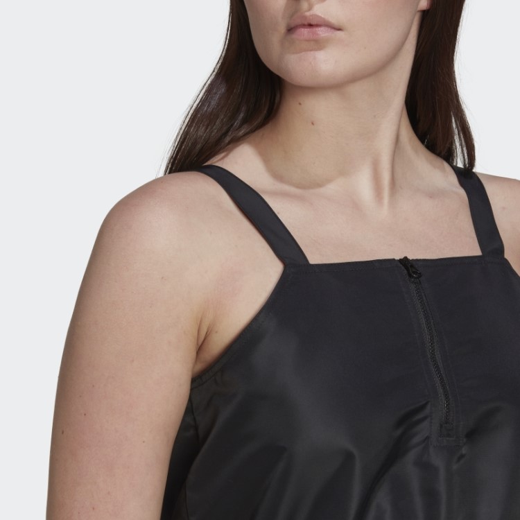 Vestido De Nylon Adidas Preto
