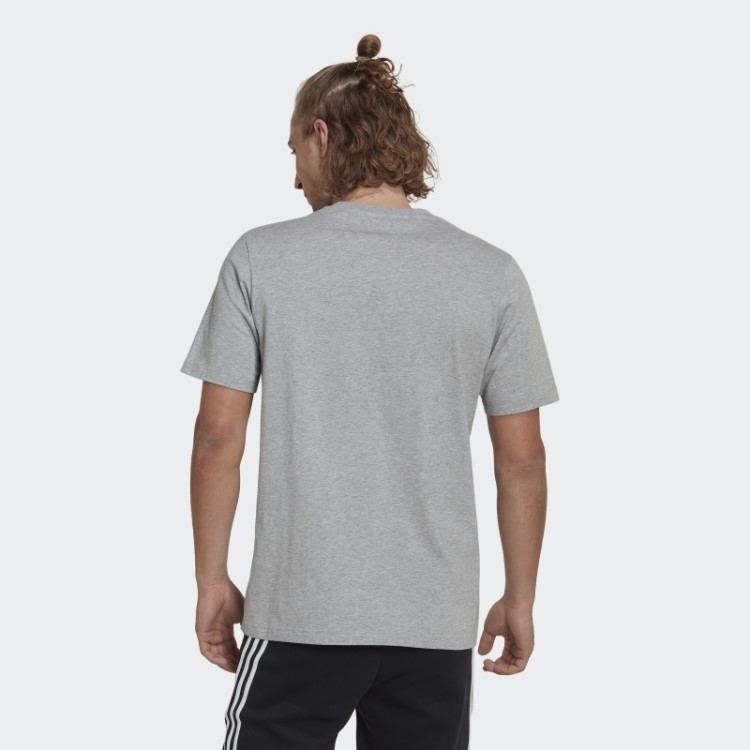 Essentials Camiseta Com Estampa Camuflada Cinza Médio Adidas