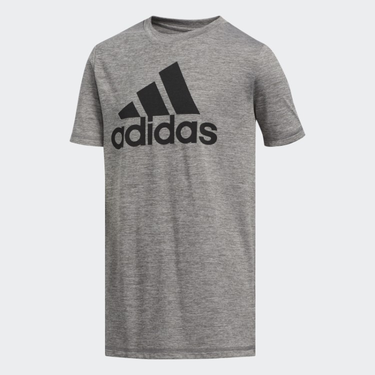 Badge Mesclado Da Camiseta Esportiva Cinza Médio Adidas