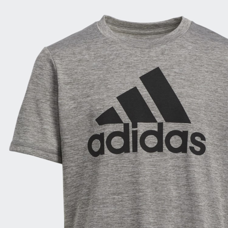 Badge Mesclado Da Camiseta Esportiva Cinza Médio Adidas