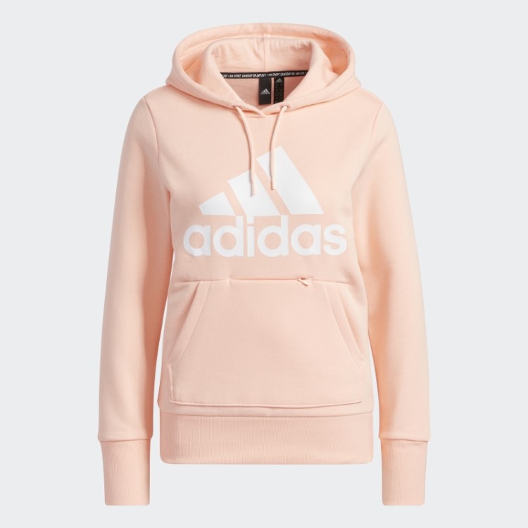Badge Of Sport Pulôver De Lã Com Capuz Adidas Haze Coral