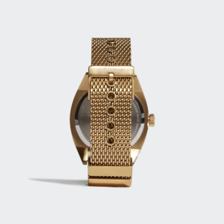 Edição Dois M Relógio Dourado Metálico Adidas