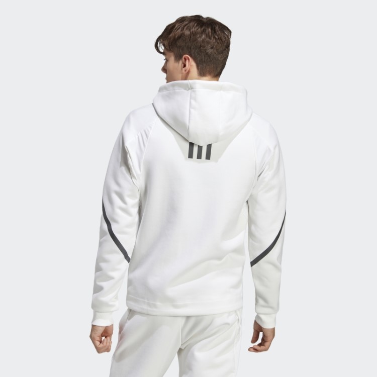 Jaqueta De Corrida Com Zíper Completo Premium 4 Gameday Branca Adidas