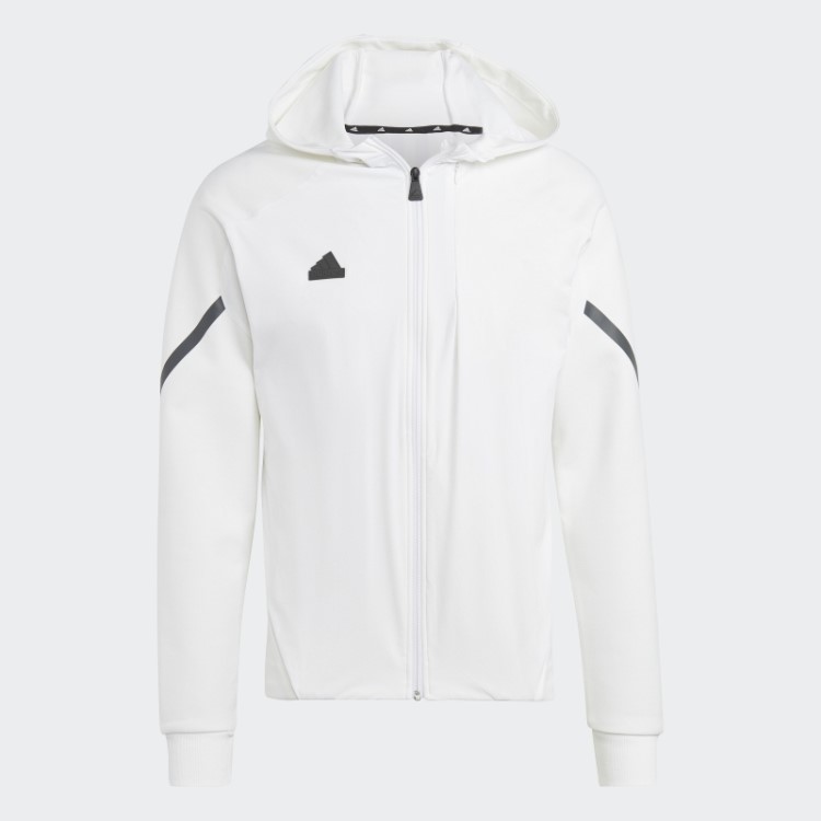 Jaqueta De Corrida Com Zíper Completo Premium 4 Gameday Branca Adidas