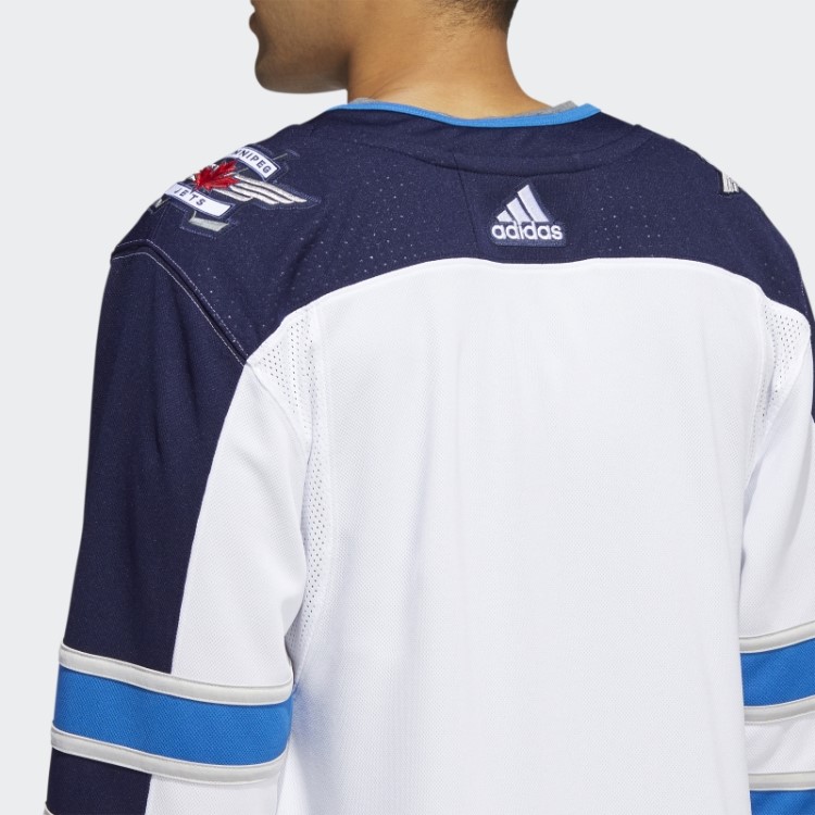 Branca Adidas Jets Away Camisa Profissional Autêntica