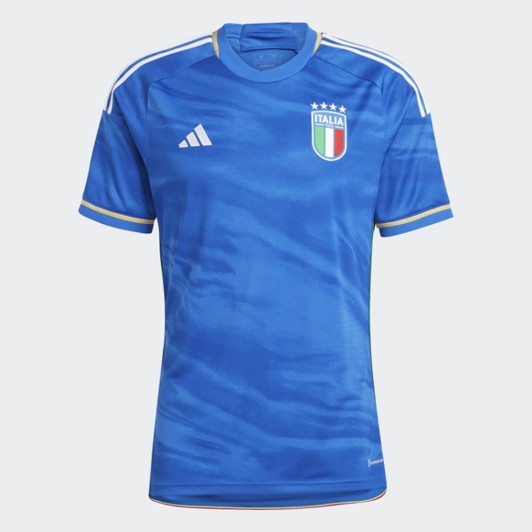Camisa Azul Itália 23 Da Adidas