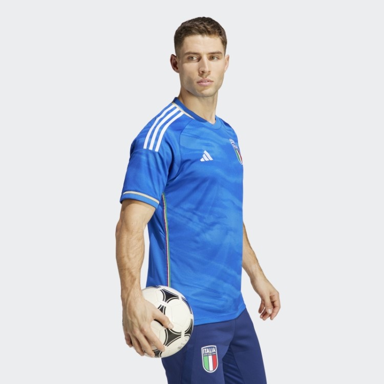 Camisa Azul Itália 23 Home Adidas Fashion