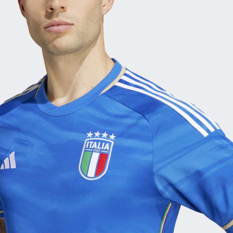 Camisa Azul Itália 23 Home Adidas Fashion