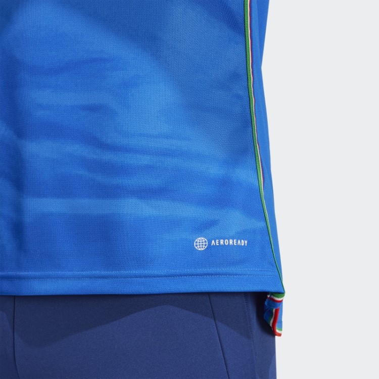 Camisa Azul Itália 23 Home Adidas Fashion