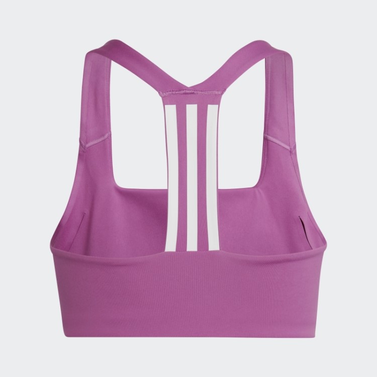 Sutiã Lilás De Suporte Médio Adidas Powerimpact Training