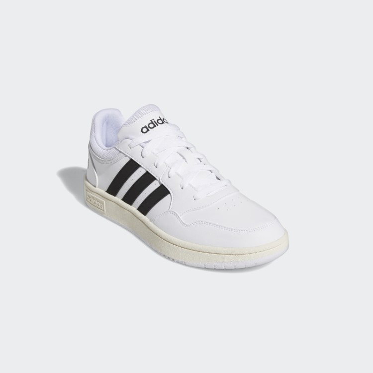 Adidas Hoops 3.0 Branco Baixo Clássico Sapatos Vintage