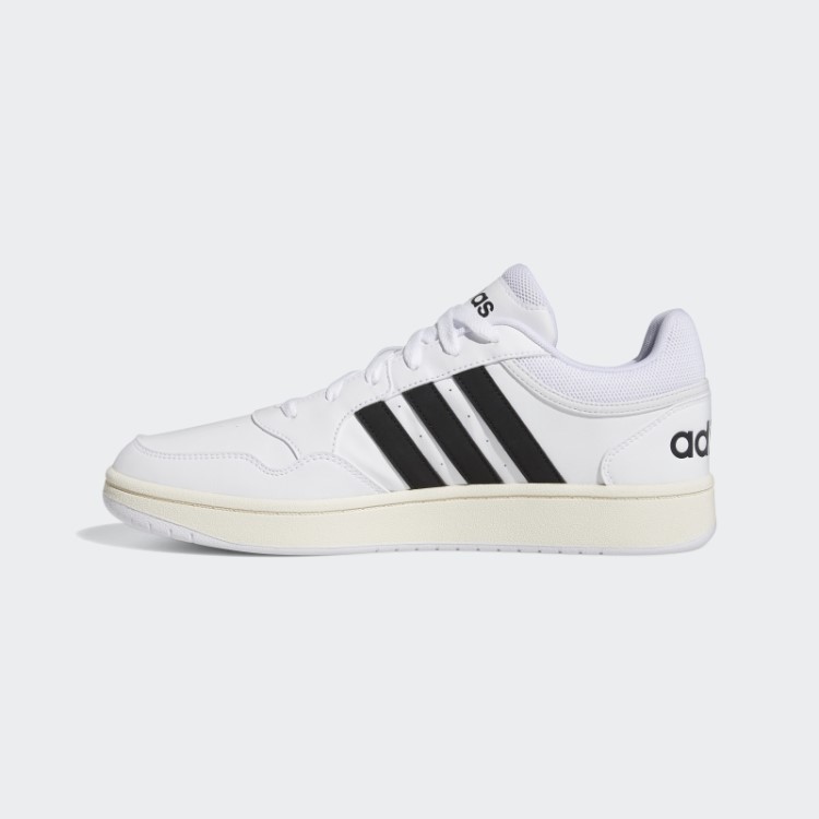 Adidas Hoops 3.0 Branco Baixo Clássico Sapatos Vintage