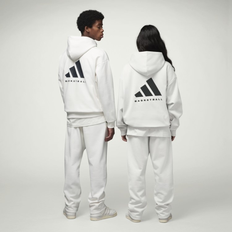Joggers De Basquete Adidas Brancos Quentes