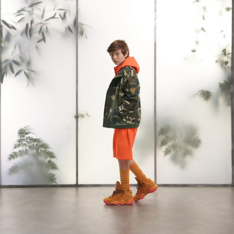 Jaqueta De Lona Com Estampa Camuflada Adidas