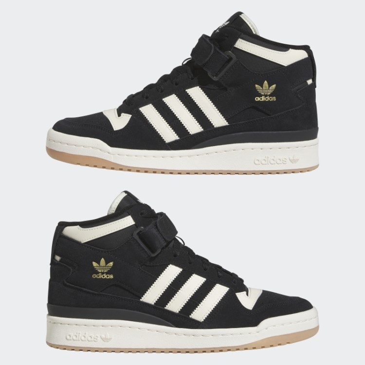 Tênis Mid Forum Adidas Preto
