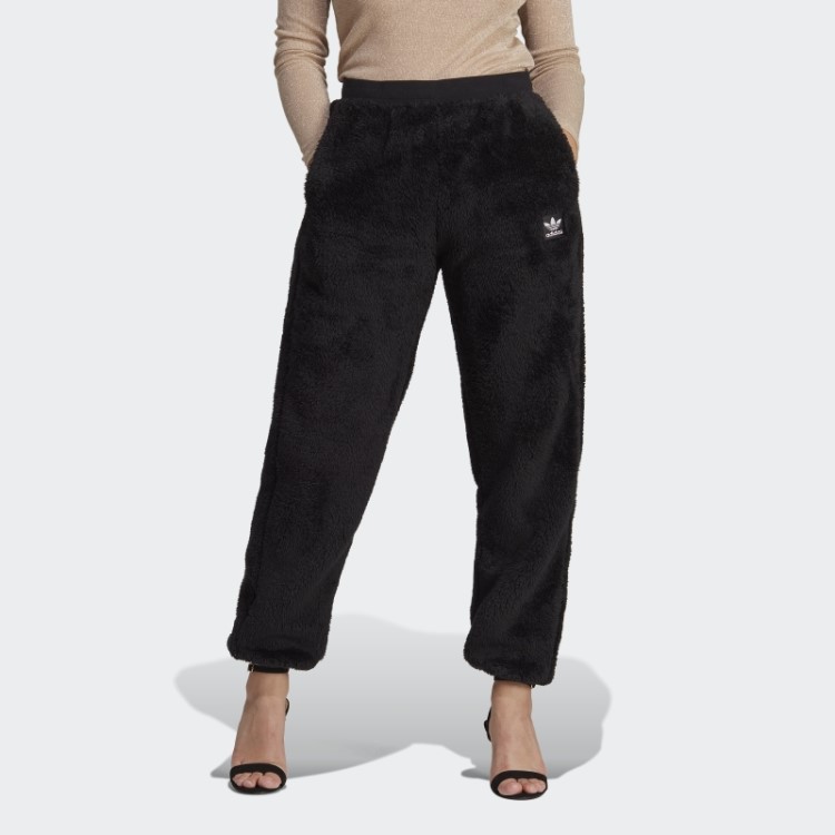 Adidas Essentials+ Calça De Pelúcia Fofa Preta