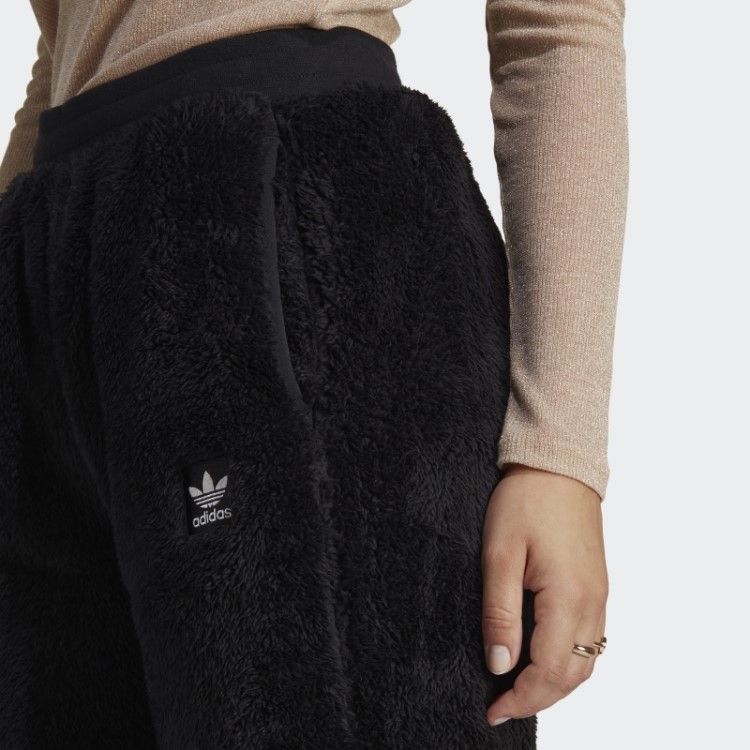 Adidas Essentials+ Calça De Pelúcia Fofa Preta