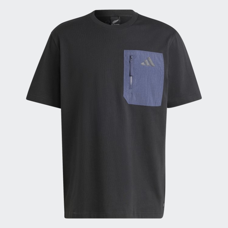 Camiseta Estilo De Vida Rugby All Black Adidas Preta
