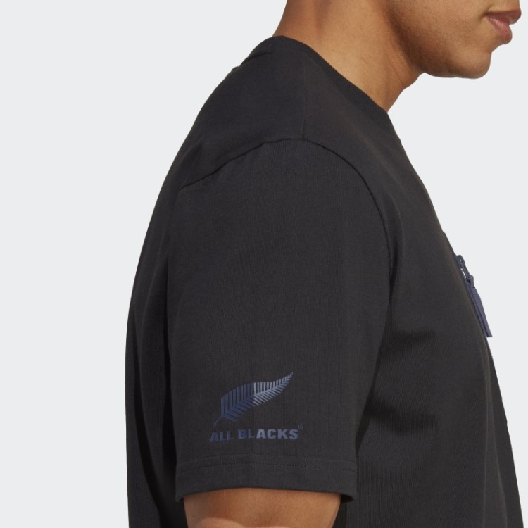 Camiseta Estilo De Vida Rugby All Black Adidas Preta