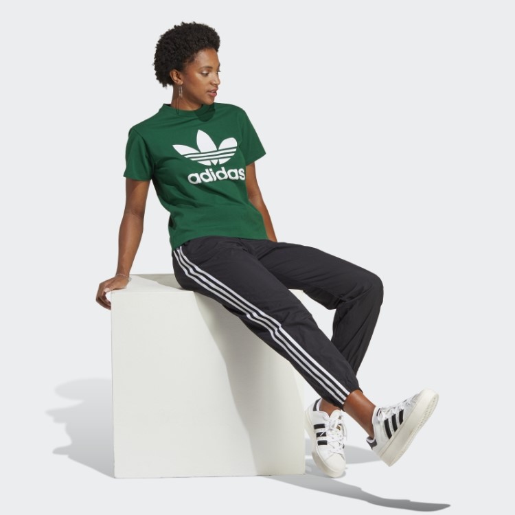 Camiseta Adidas Adicolor Classics Trefoil Verde Escuro