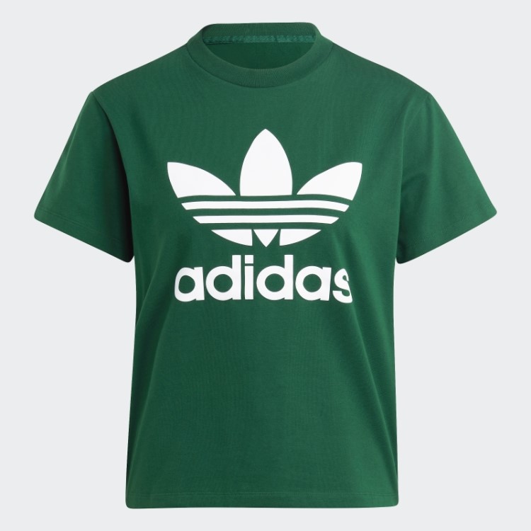 Camiseta Adidas Adicolor Classics Trefoil Verde Escuro