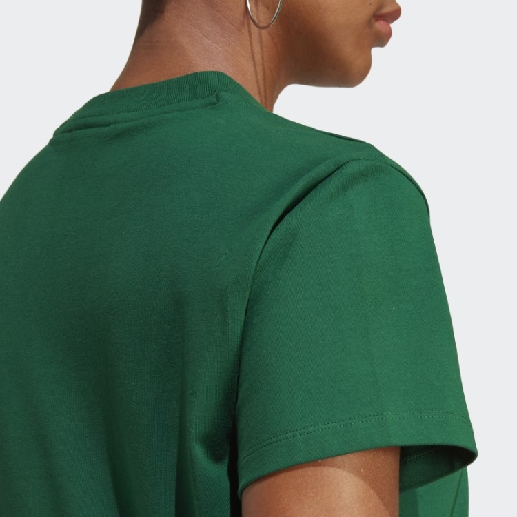 Camiseta Adidas Adicolor Classics Verde Escuro Com Trevo