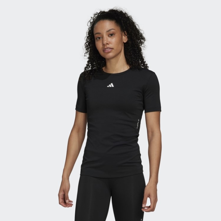 Camiseta De Treino Preta Techfit Adidas