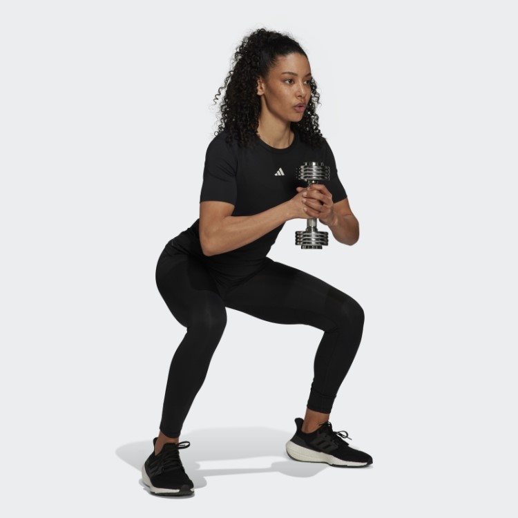 Camiseta De Treino Preta Techfit Adidas