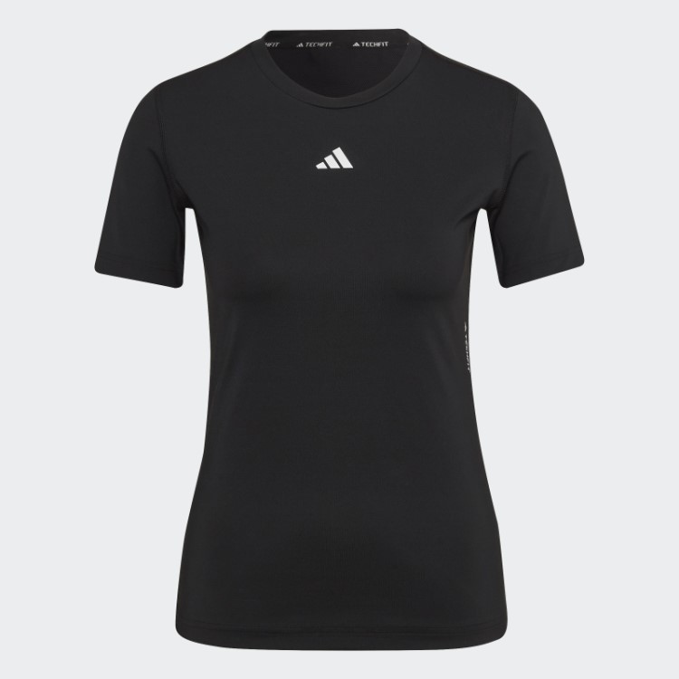 Camiseta De Treino Preta Techfit Adidas