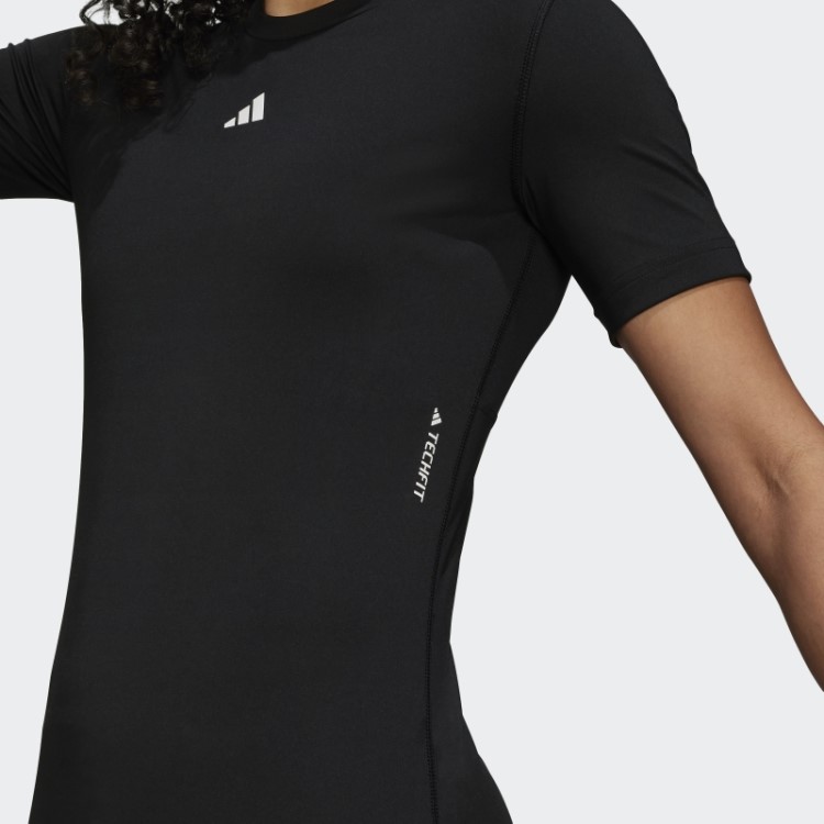 Camiseta De Treino Preta Techfit Adidas