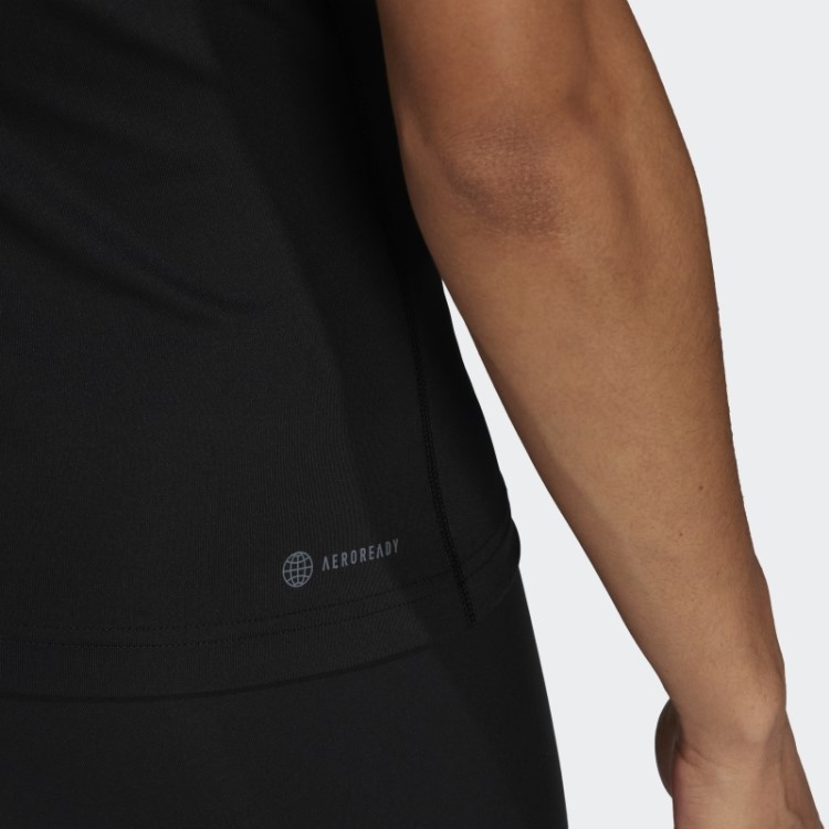 Camiseta De Treino Preta Techfit Adidas