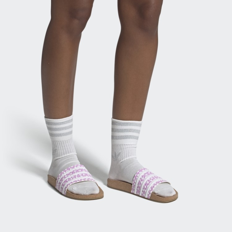 Adilette Slides Adidas Lilás