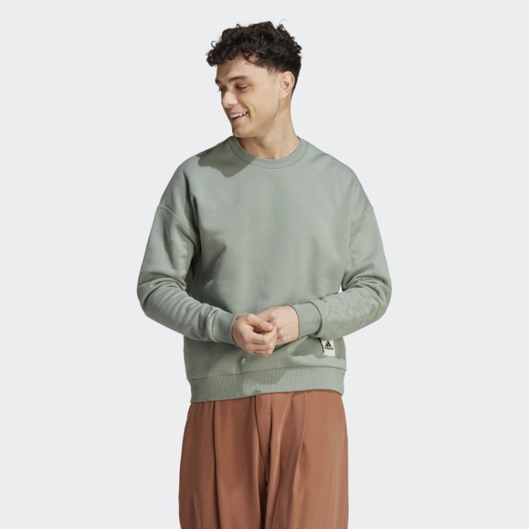 Adidas Lounge Moletom De Lã Verde Prata