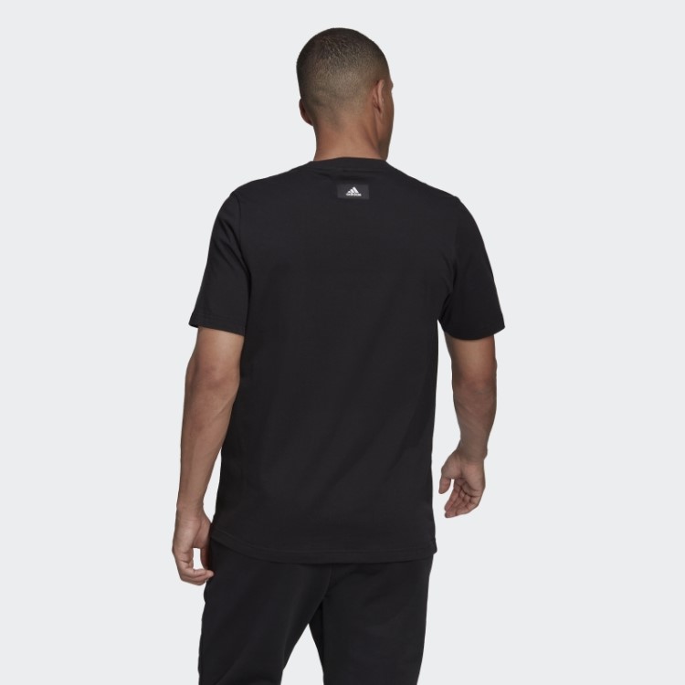 Camiseta Com Logotipo Black Future Icons Adidas