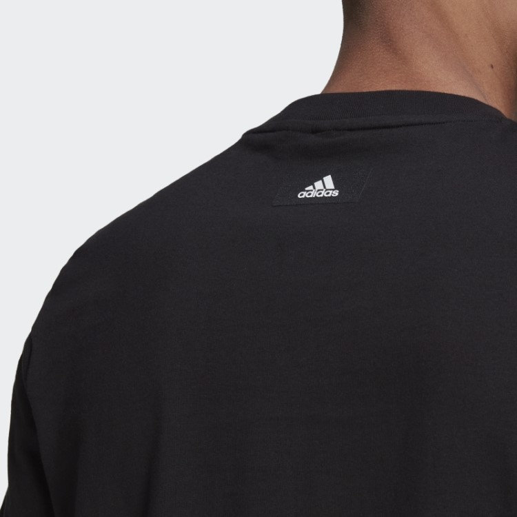 Camiseta Com Logotipo Black Future Icons Adidas