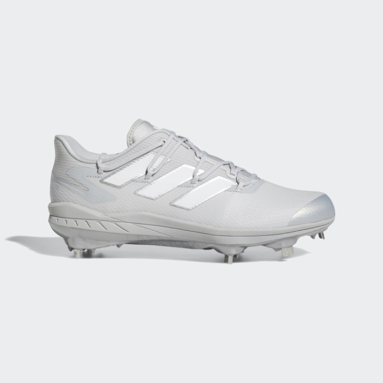 Chuteira Adidas Adizero Afterburner 8 Cinza Claro