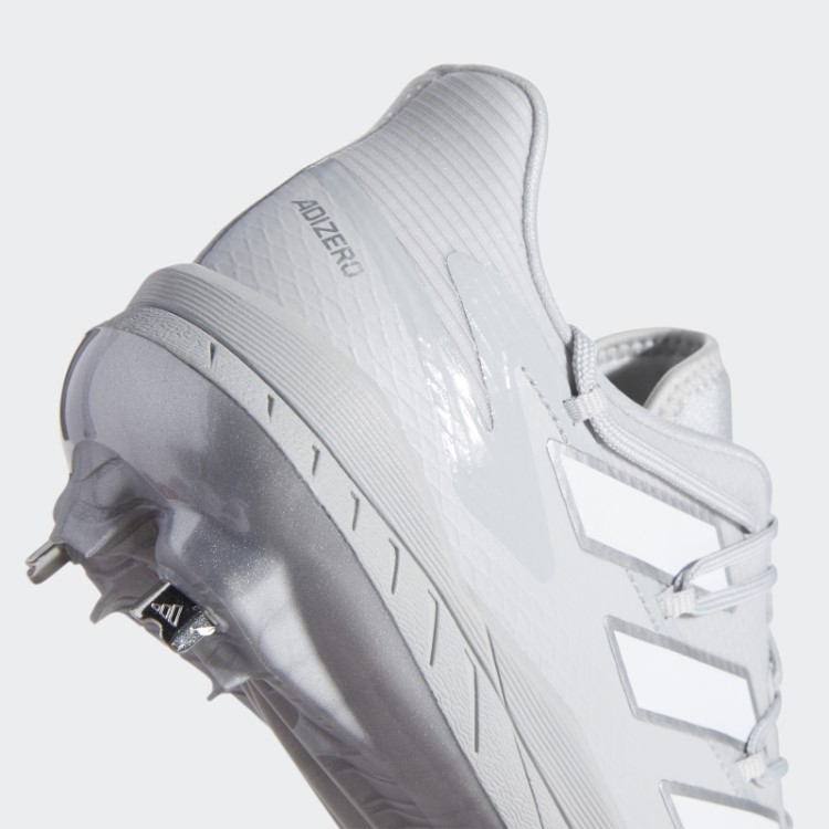 Chuteira Adidas Adizero Afterburner 8 Cinza Claro