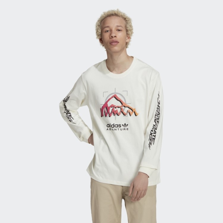 Top De Manga Comprida Adidas Adventure Ride Branco