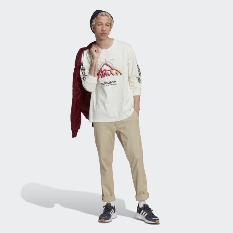 Top De Manga Comprida Adidas Adventure Ride Branco