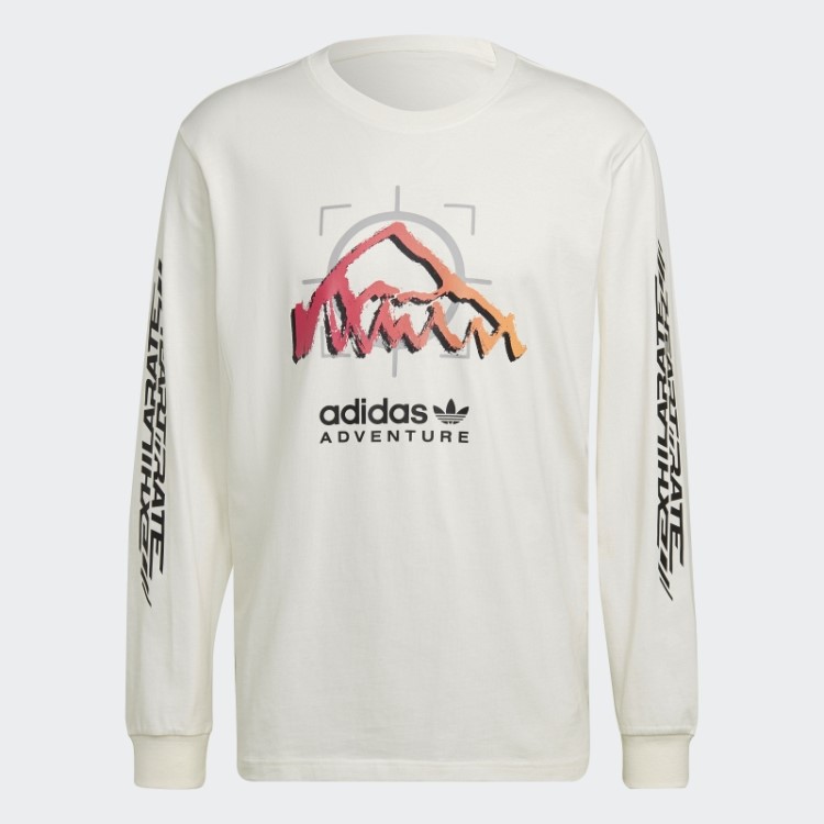 Top De Manga Comprida Adidas Adventure Ride Branco