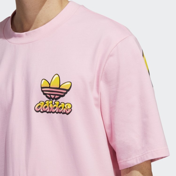 Camiseta Jeremy Scott (gênero Neutro) Rosa Claro Adidas