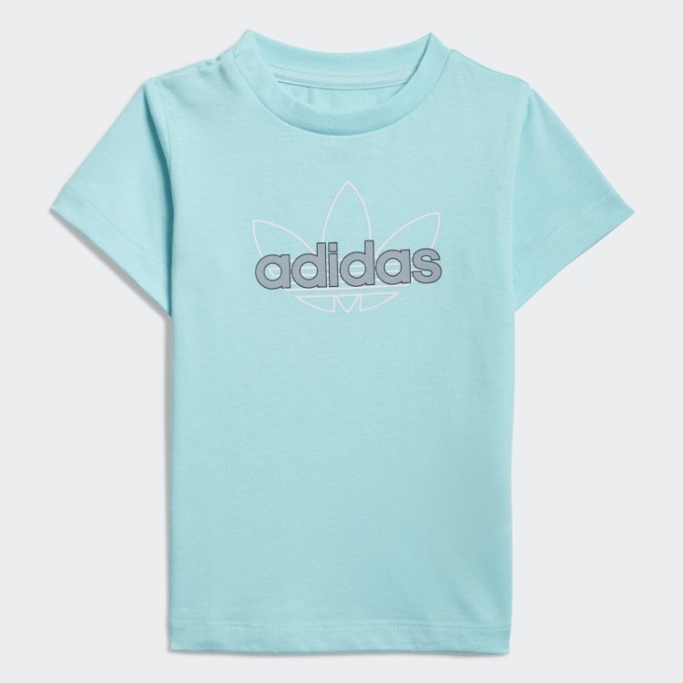 Camiseta Aqua Adidas Sprt Collection Gráfica