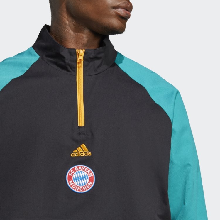 Top Preto Adidas Fc Bayern Icon