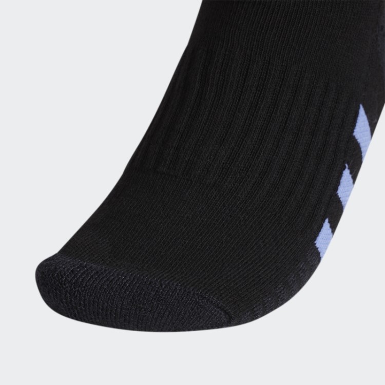 Meias Adidas Cinza De Corte Baixo Almofadadas 3 Pares De Moda