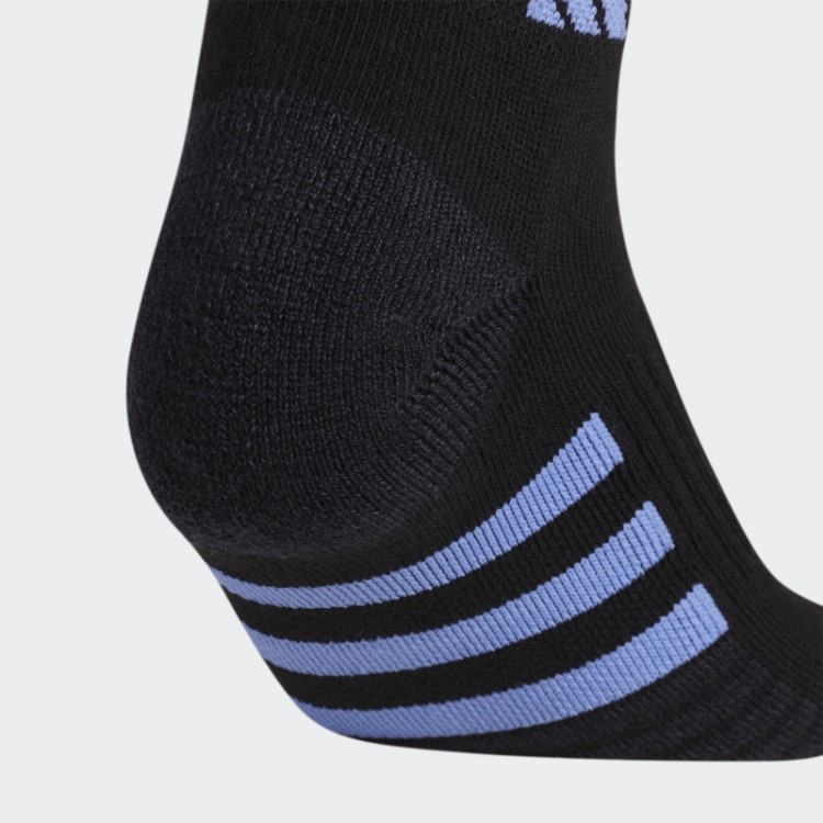 Meias Adidas Cinza De Corte Baixo Almofadadas 3 Pares De Moda