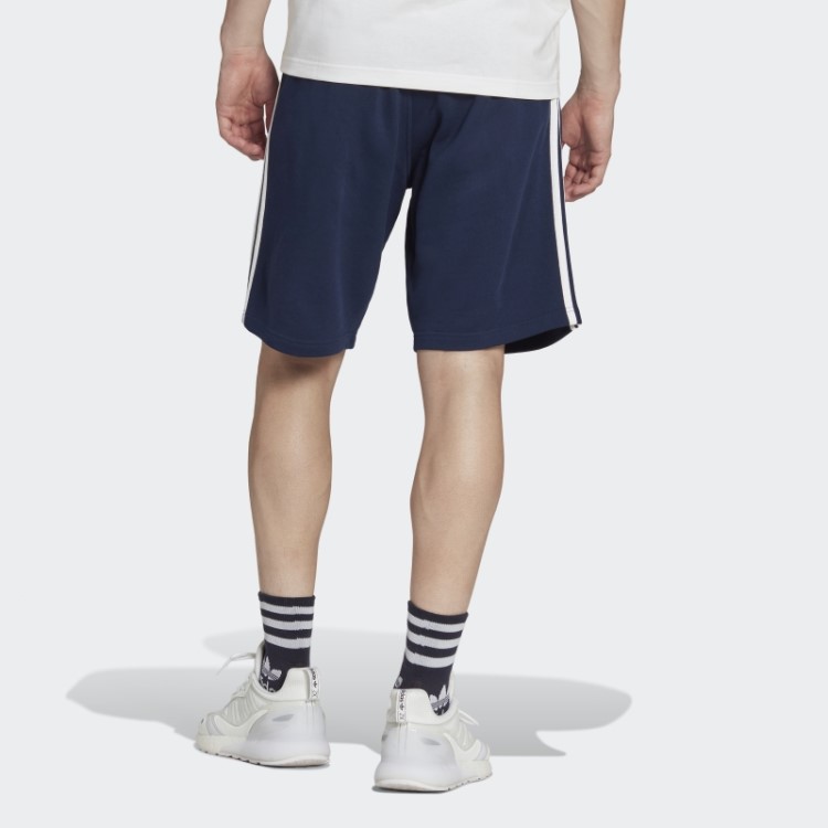Short De Moletom Com As Três Listras Adidas Adicolor Classics Night Indigo