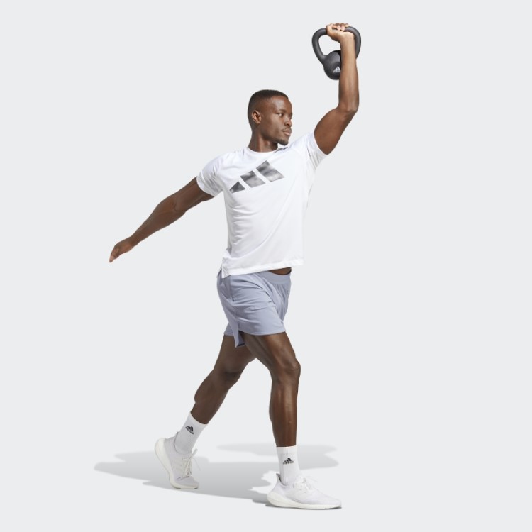 Quente Projetado Para Treinar Shorts De Treino Hiit Violeta Prateado Adidas