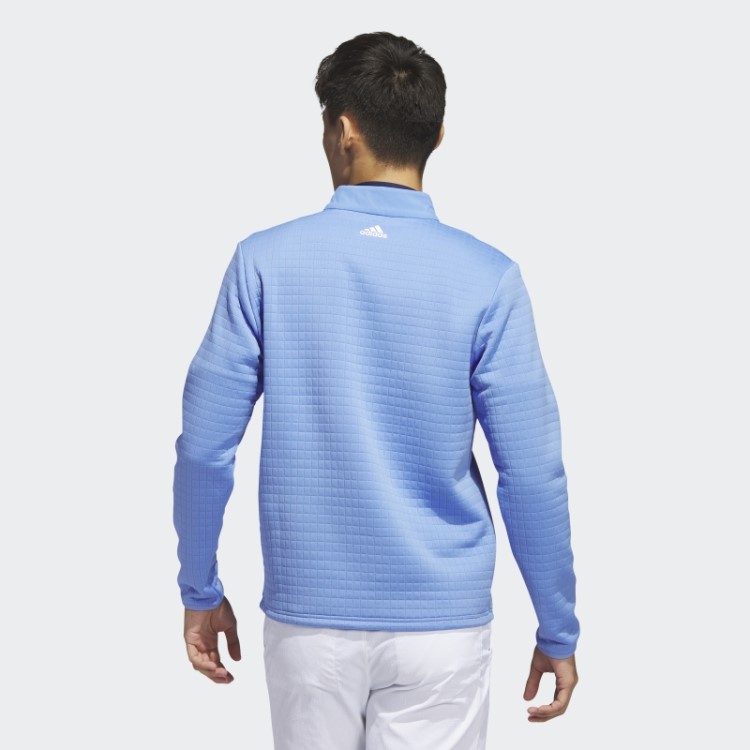 Pulôver Azul Dwr Com Zíper 1/4 Adidas